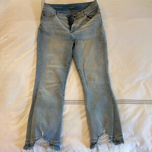 DL1961 high rise cropped jeans